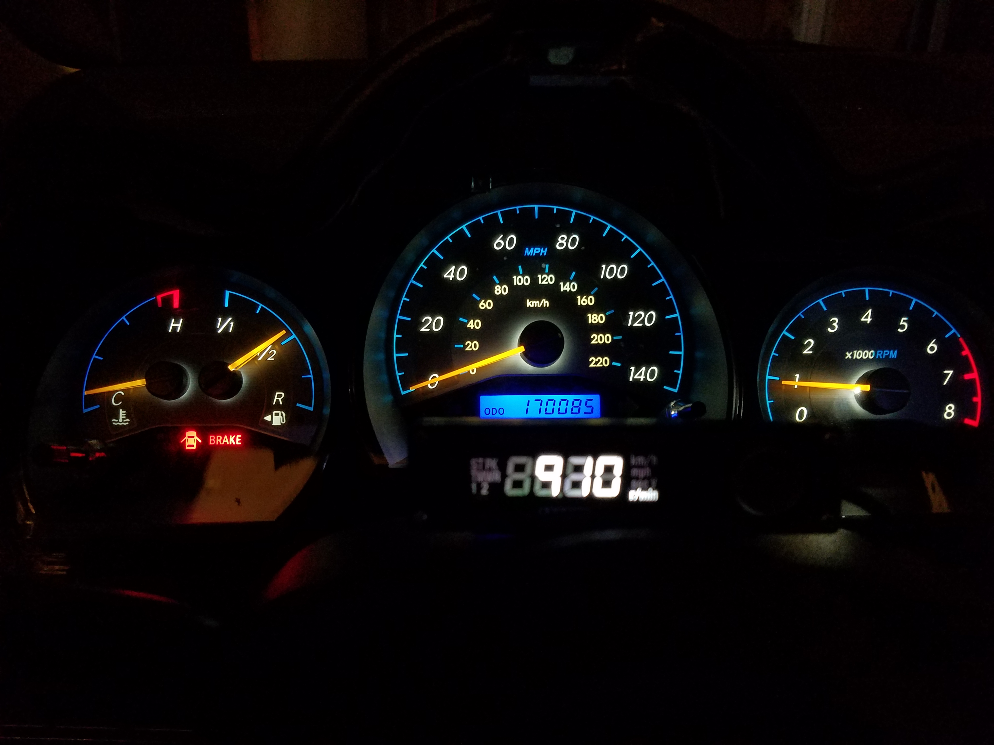 Changing Light Color On Dash