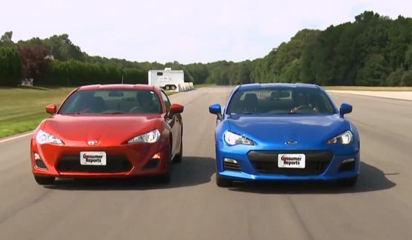 Sibling Rivalry: Consumer Reports Pits Scion's FR-S Against Subaru's BRZ 