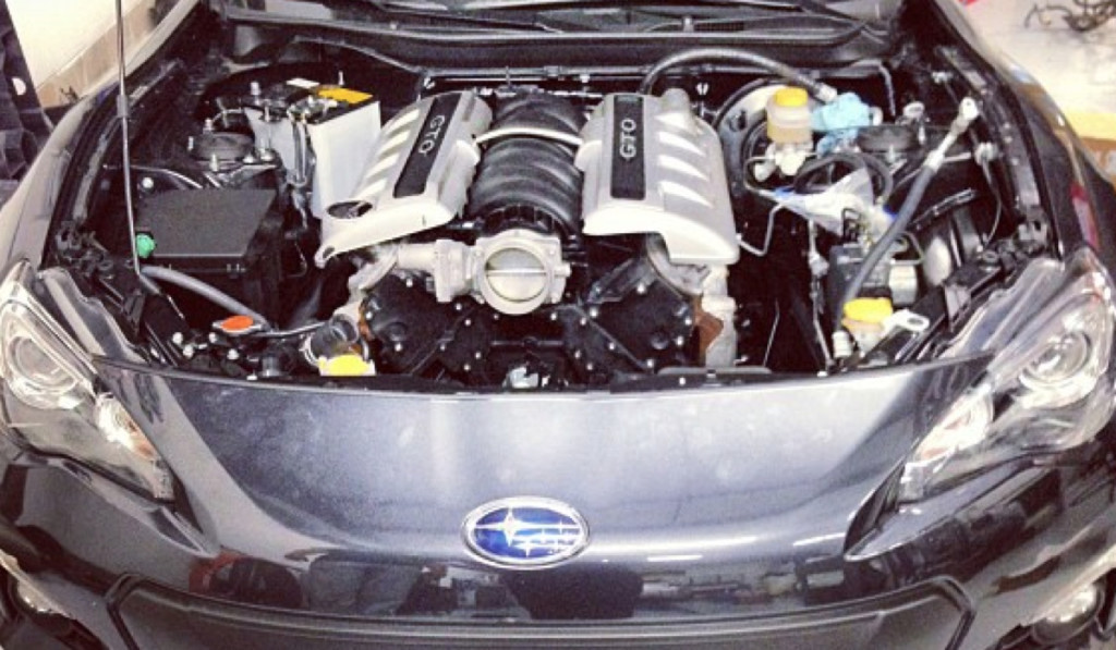 Why is there a Chevy V8 in this BRZ?