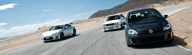 2013 Scion FR-S vs 2013 Volkswagen GTI vs 1989 BMW M3 Featured