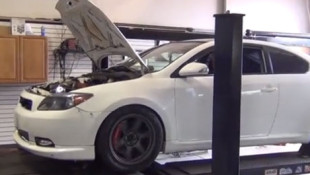500+ Horsepower tC Tries to Bust Free of Dyno