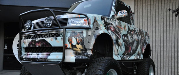 Someone, Somewhere Built a Scion xB Monster Truck
