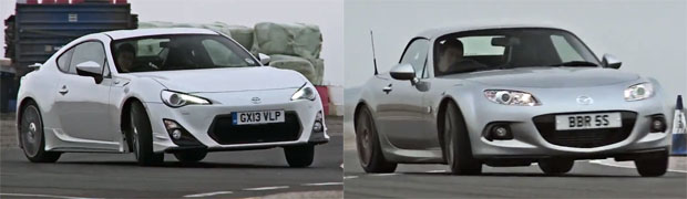 Toyota GT86 vs BBR Mazda MX-5