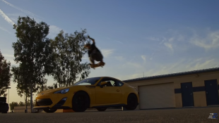 Scion Racing Drifts an FR-S With Skateboarders