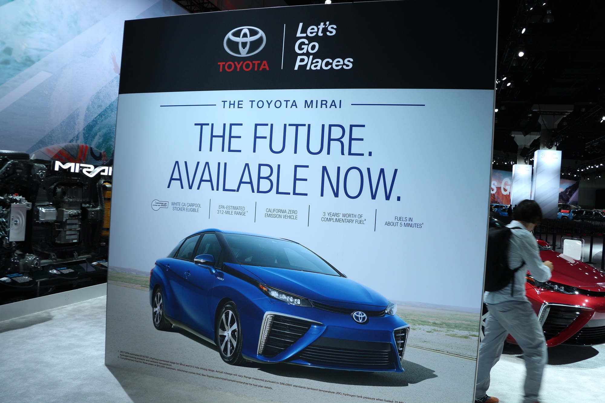 Scionlife.com Toyota Mirai Hydrogen Fuel Cell Car California LA Los Angeles Auto Show 2017 2018