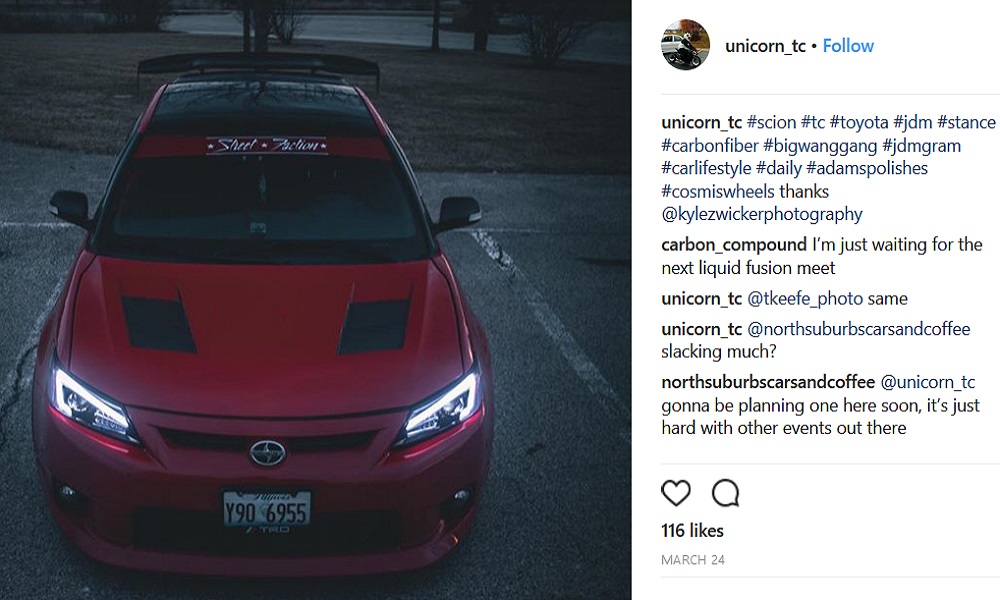 ScionLife.com Instagram Account of the Week #8: unicorn_tc