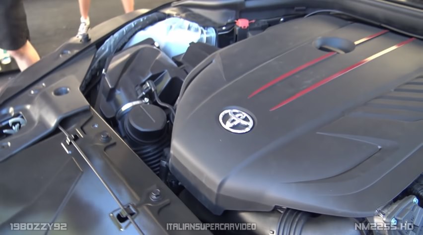 A90 Toyota Supra Turbo Six Cylinder Engine Bay Details Revealed Leaked ScionLife.com