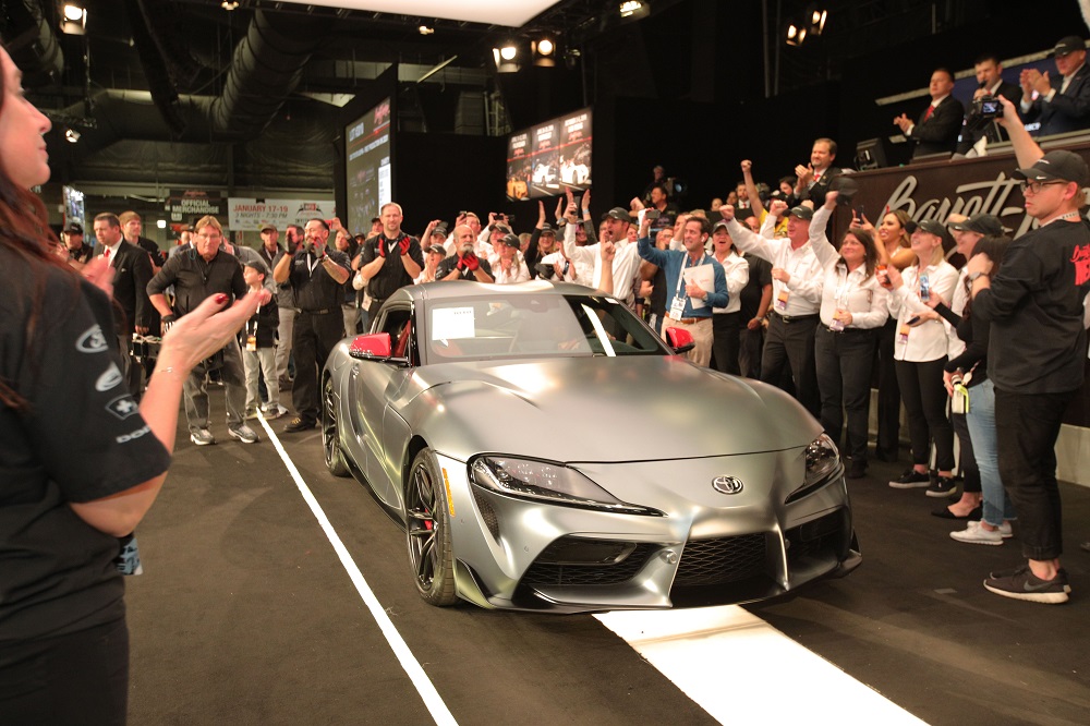 2020 Toyota GR Supra $2.1 Million Barrett-Jackson Scottsdale Auction News